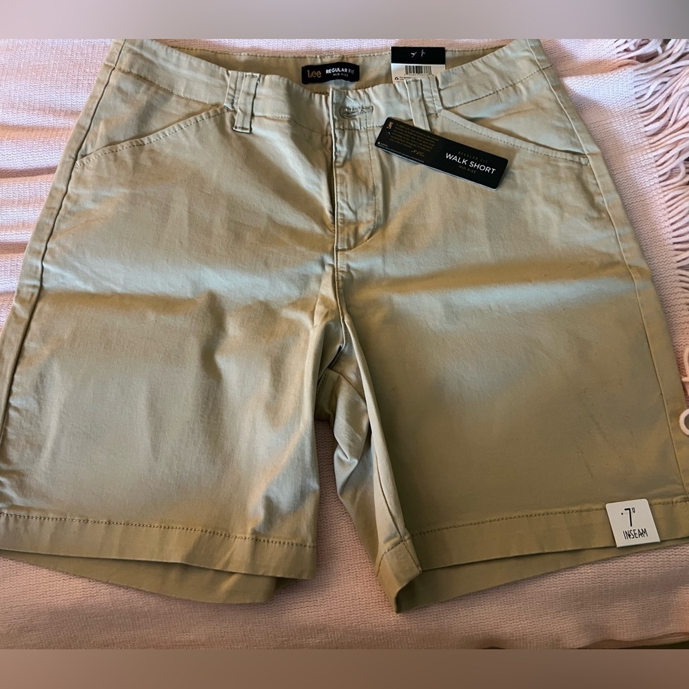 Lee Brand woman’s shorts. Brand new.  Size 10. Regular fit, mid rise.